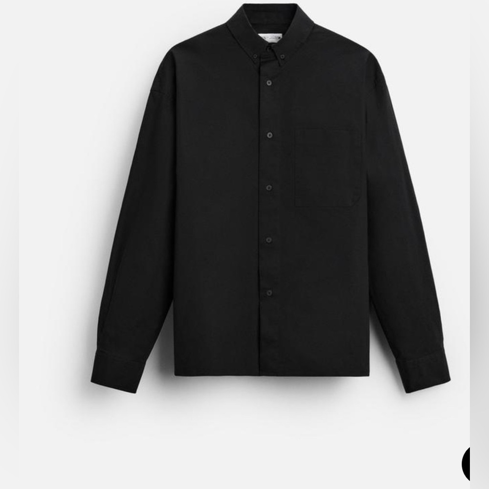 ZARA POCKETED RELAXED FIT SHIRT Size M